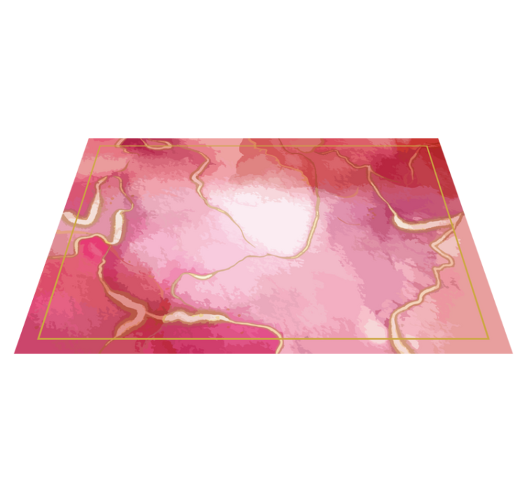 Textured placemats elegant pink marble design - TenStickers