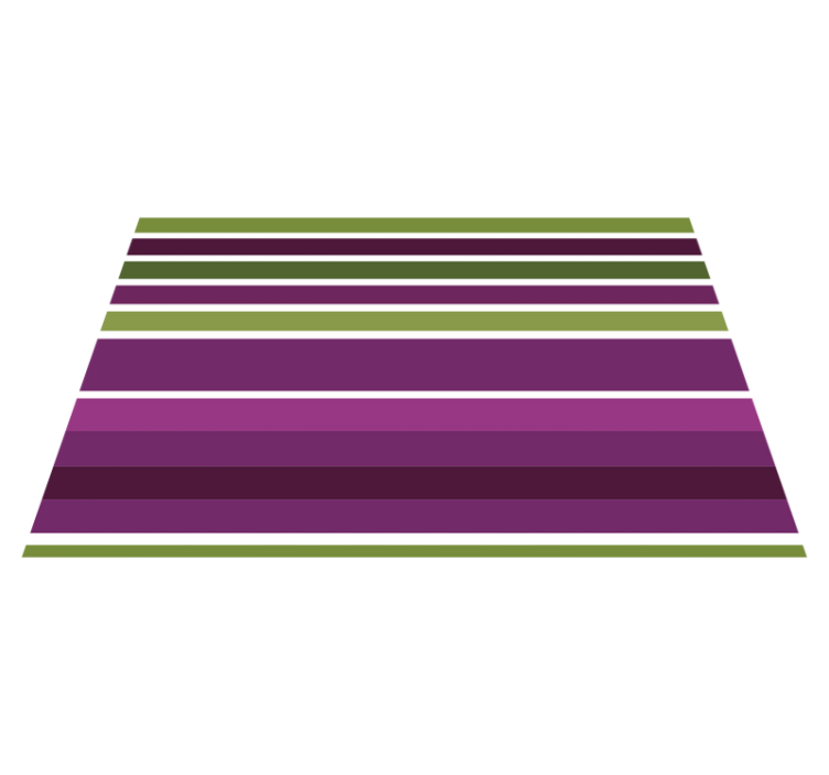 Textured placemats striped color palette - TenStickers