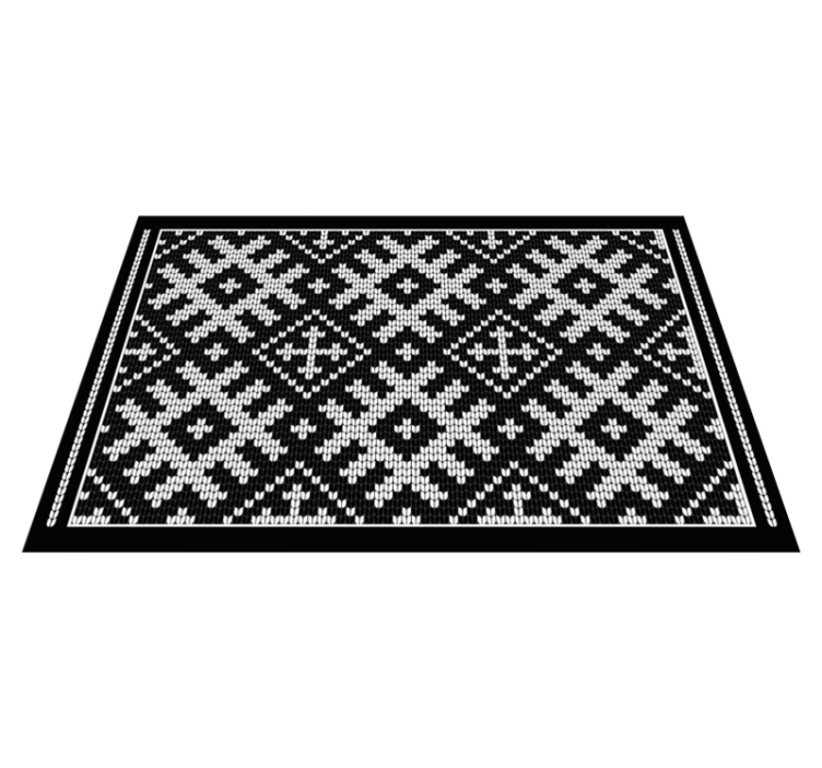 Textured placemats with traditional knitted design - TenStickers