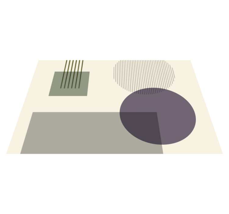 Modern placemats geometric shapes design - TenStickers