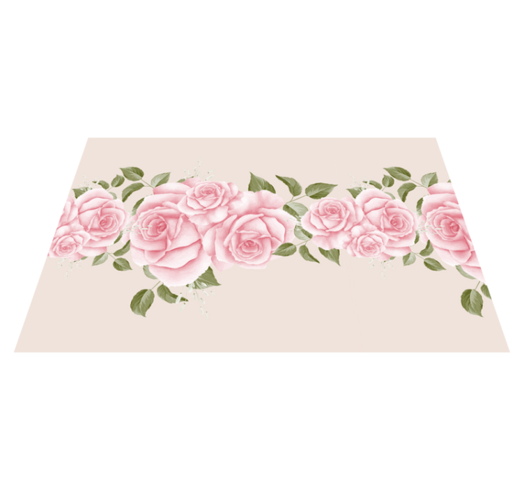 Original placemats elegant rose arrangement - TenStickers