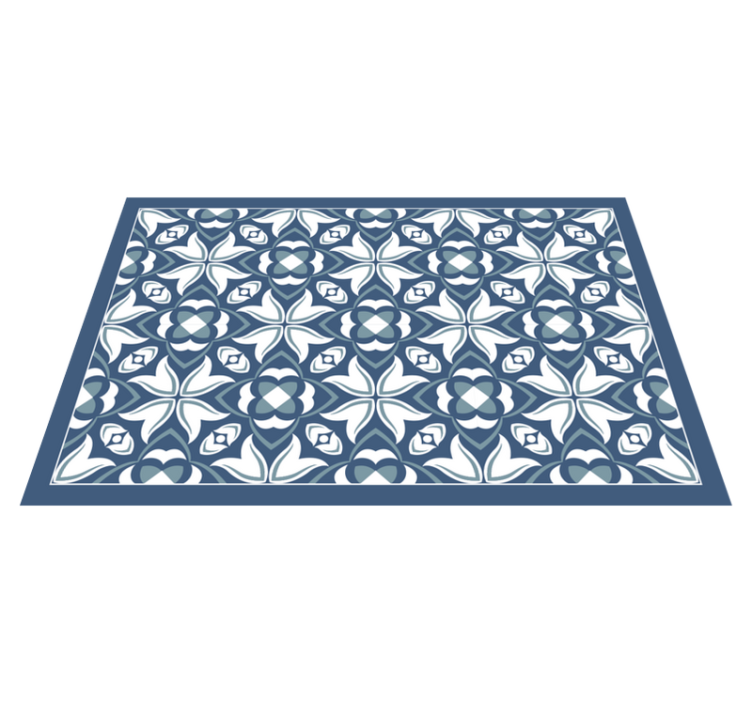 Textured placemats with detailed botanical design - TenStickers