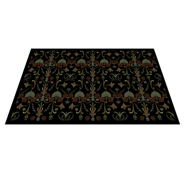 Textured placemats with floral texture design - TenStickers