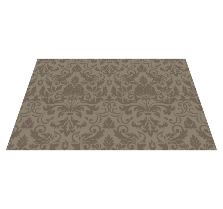 Textured placemats intricate botanical design - TenStickers