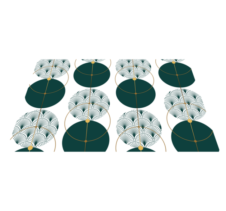 Elegant placemats with a refined geometric design - TenStickers
