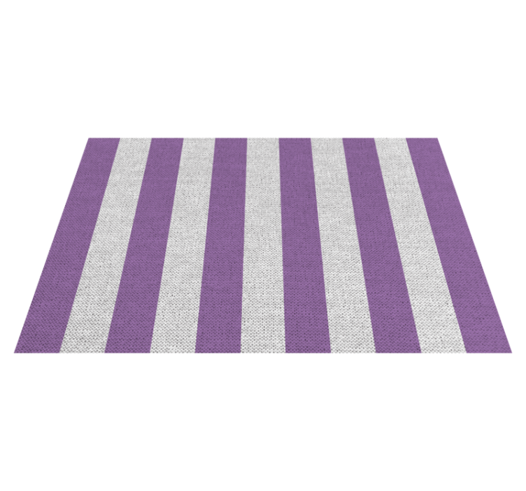 Textured placemats in purple striped surface - TenStickers