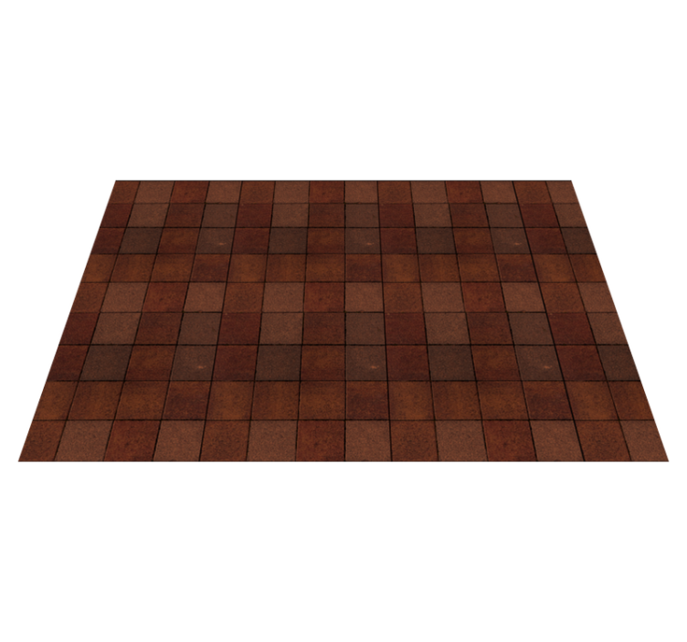 Textured placemats square brown pattern - TenStickers