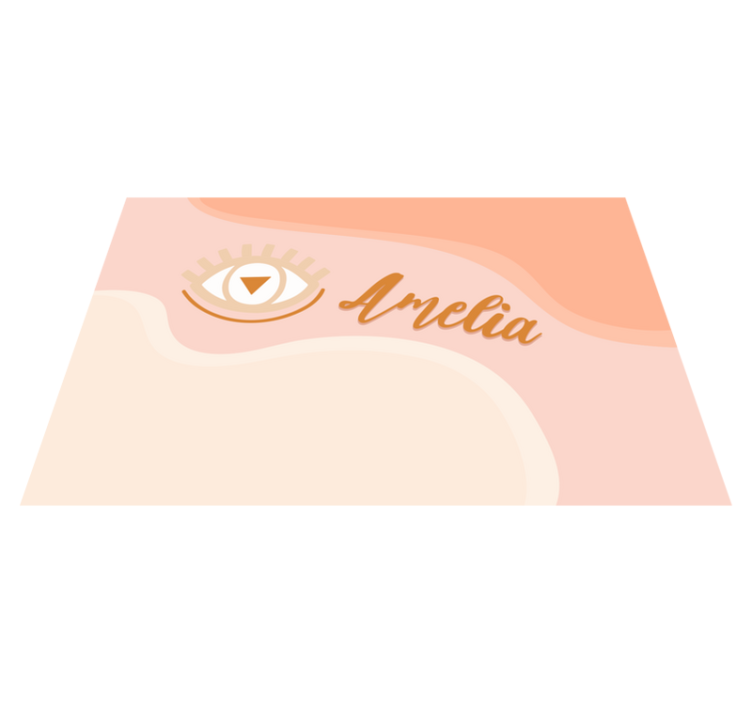 Personalised placemats with eye motif customization - TenStickers