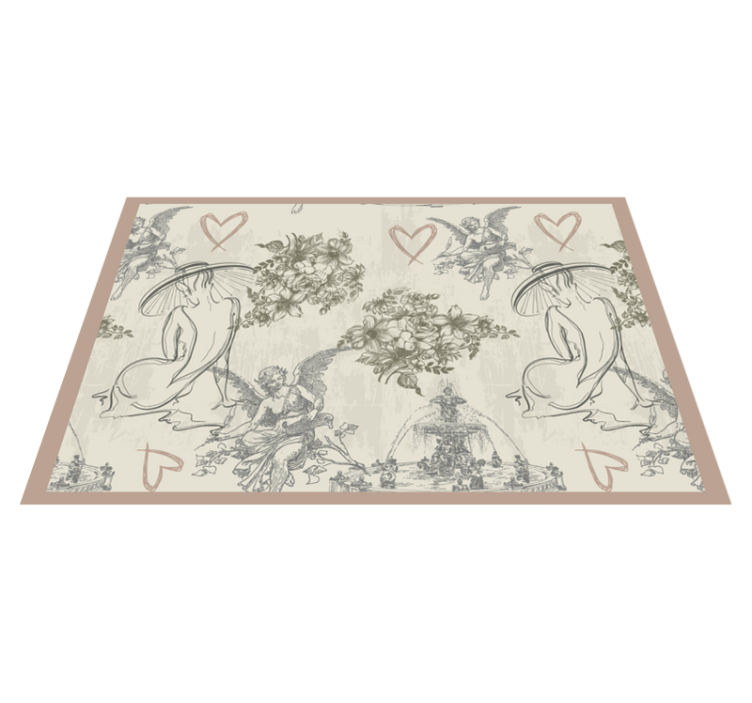 Vintage french romantic original placemats - TenStickers