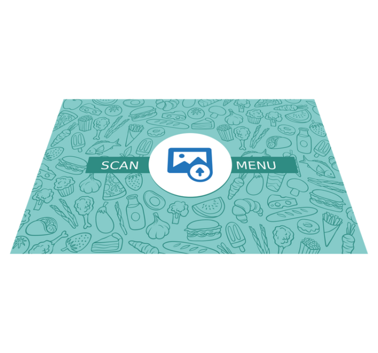 QR code menu:This menu is available as a QR code. Scan it to view - TenStickers