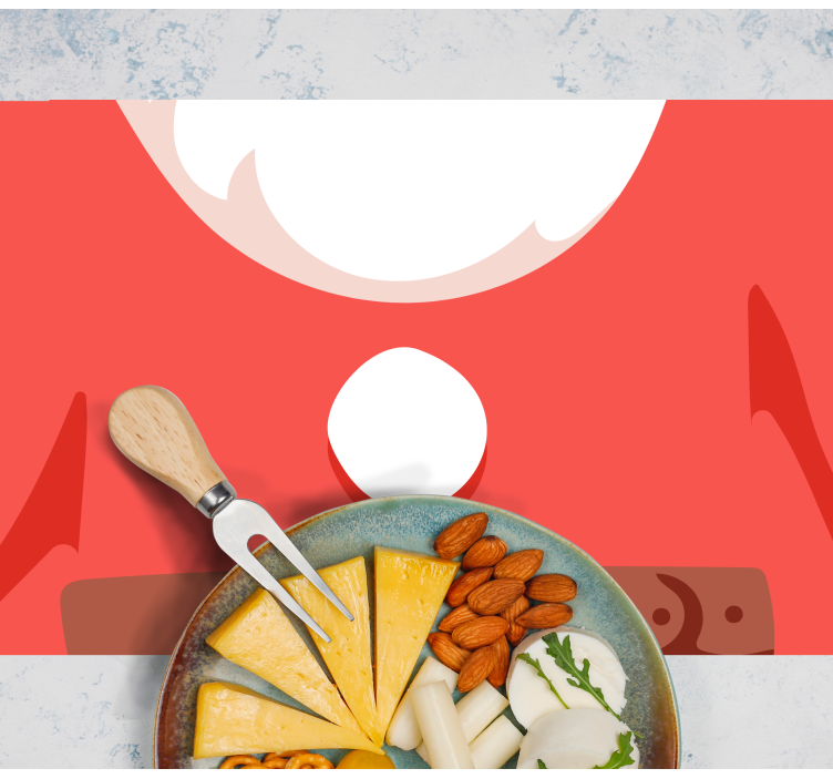 Santa Claus outfit  Christmas placemats - TenStickers