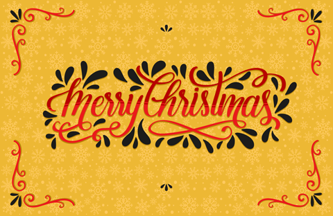 Christmas placemats for joyful holiday greetings - TenStickers