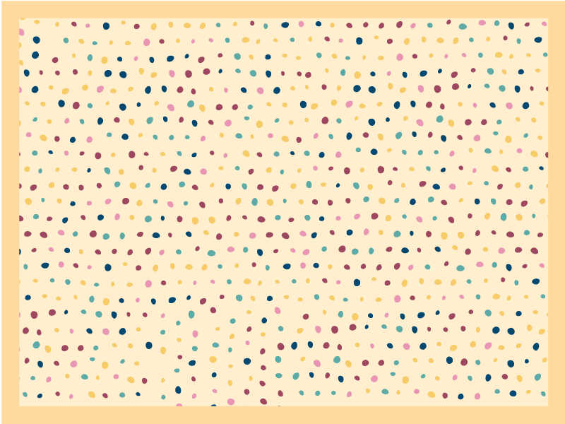 Textured placemats with polka dot design - TenStickers