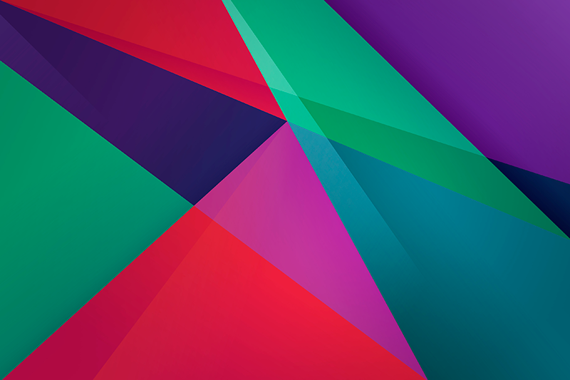 Modern placemats with vibrant geometric design - TenStickers