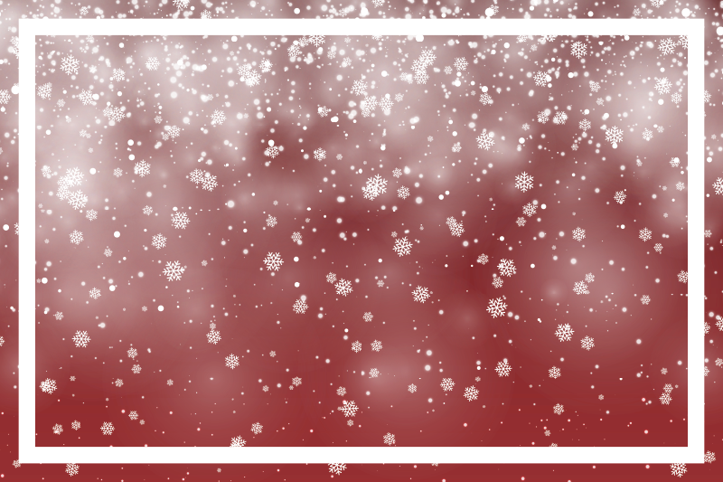 Christmas placemats festive snowflake design - TenStickers