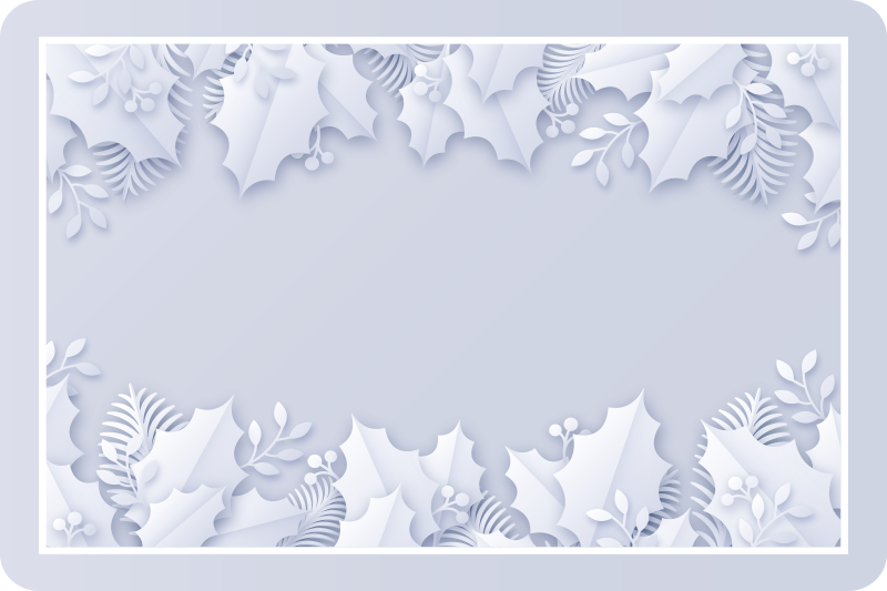 Christmas placemats elegant holiday design - TenStickers