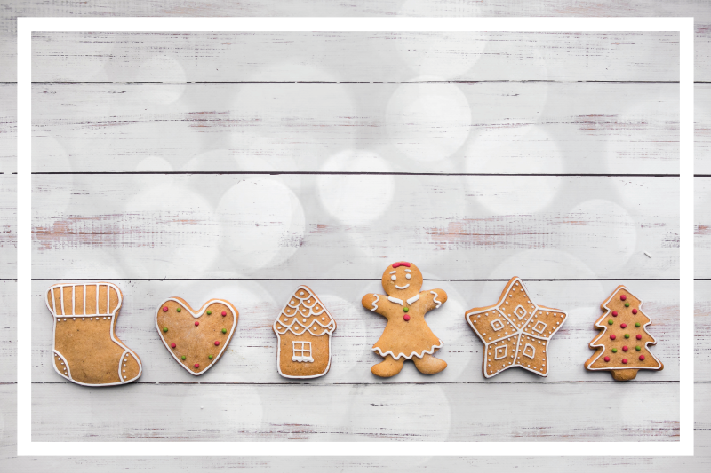 Christmas placemats gingerbread cookie collection - TenStickers