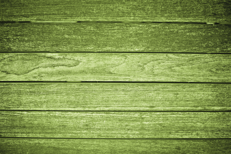 Textured placemats green wooden surface - TenStickers
