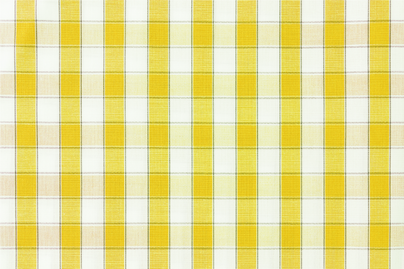 Textured placemats in yellow checkered pattern - TenStickers