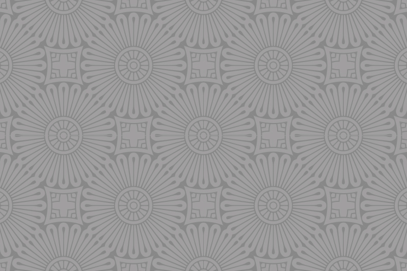Textured placements in textured grey finish - TenStickers