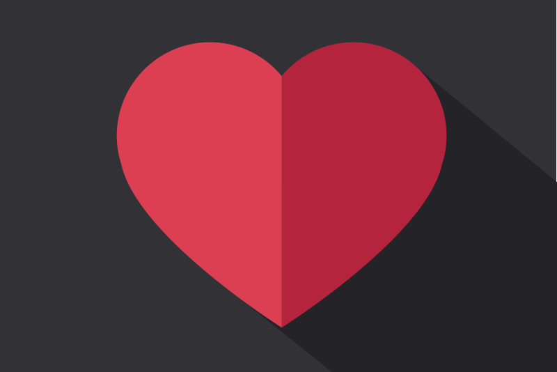 Original placemats heart-shaped design - TenStickers