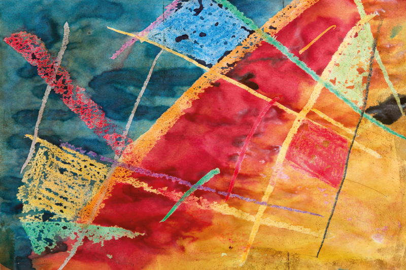 Original placemats with bright geometric designs - TenStickers