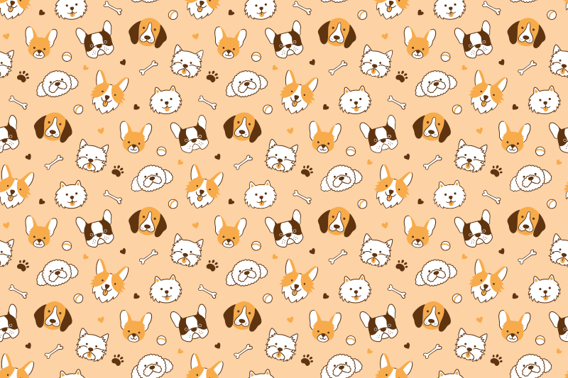 Children placemats cute animal faces - TenStickers