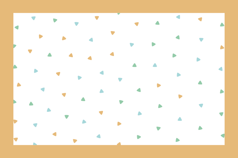 Personalised placemats with modern triangle design - TenStickers