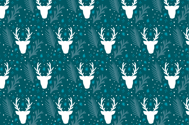 Christmas placemats for a chic holiday table setting - TenStickers