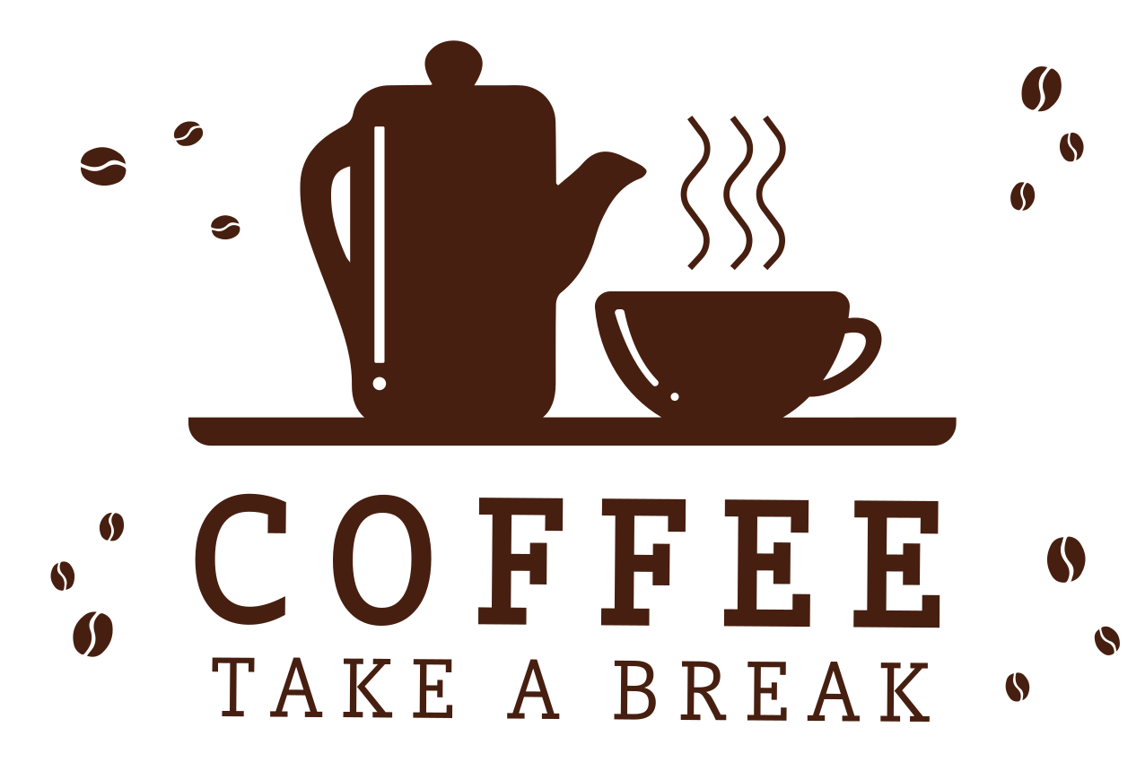 Coffee break quote quote placemats - TenStickers