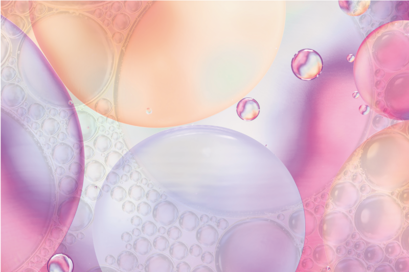 Textured placemats with vibrant bubbly surface - TenStickers