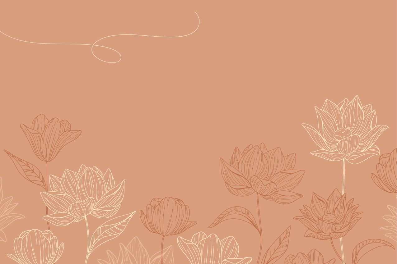 Original placemats floral tea design - TenStickers