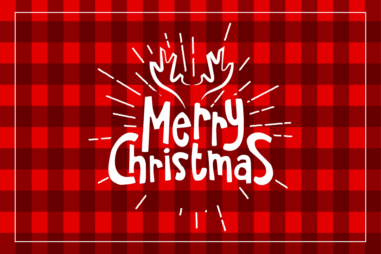 Christmas placemats merry christmas design - TenStickers