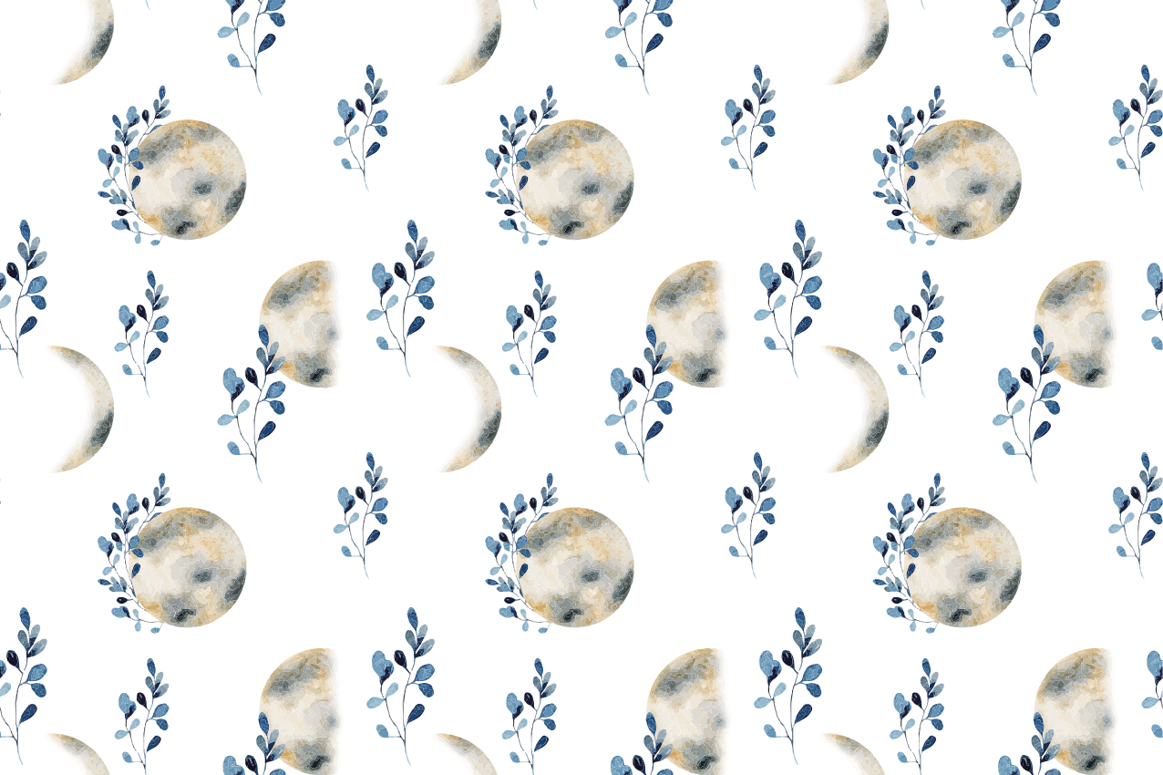 Original placemats celestial moon designs - TenStickers