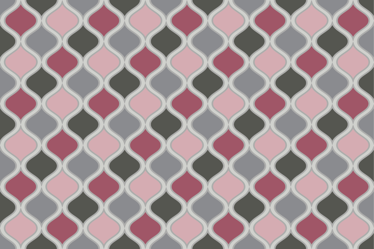 Textured placemats with vibrant patterned design - TenStickers