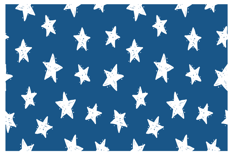 Original placemats star pattern background - TenStickers