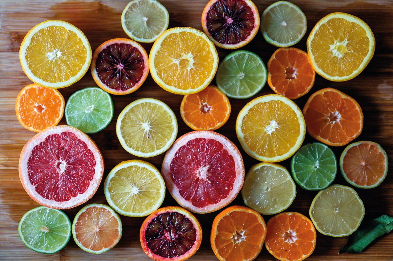 Original placemats citrus fruit display - TenStickers