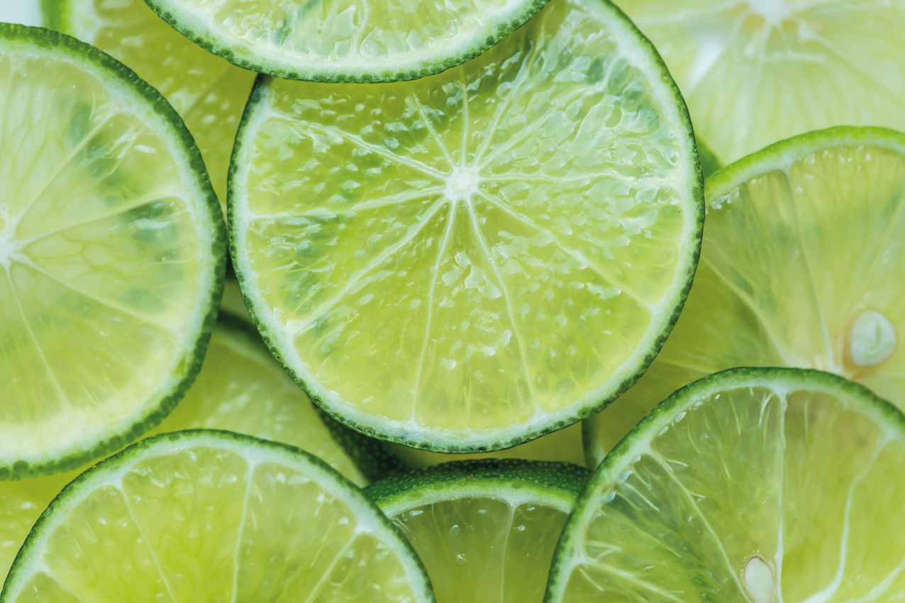 Modern placemats juicy lime slices design - TenStickers