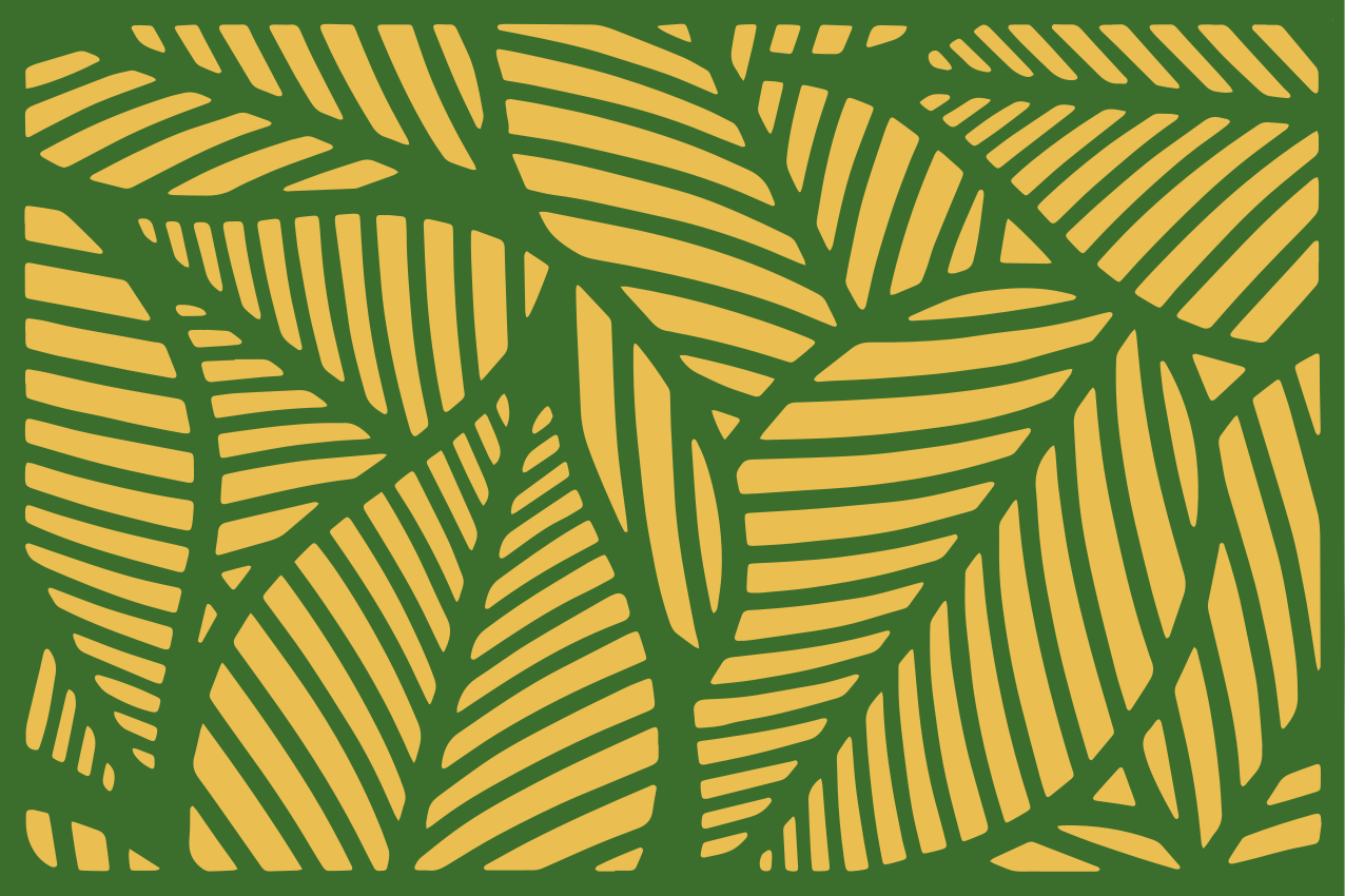 Textured placemats with leaf pattern overlay - TenStickers