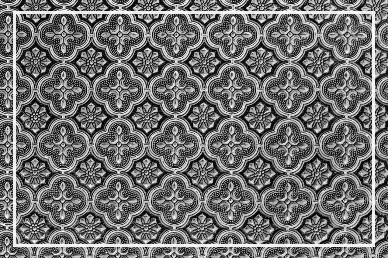 Textured placemats with detailed pattern design - TenStickers