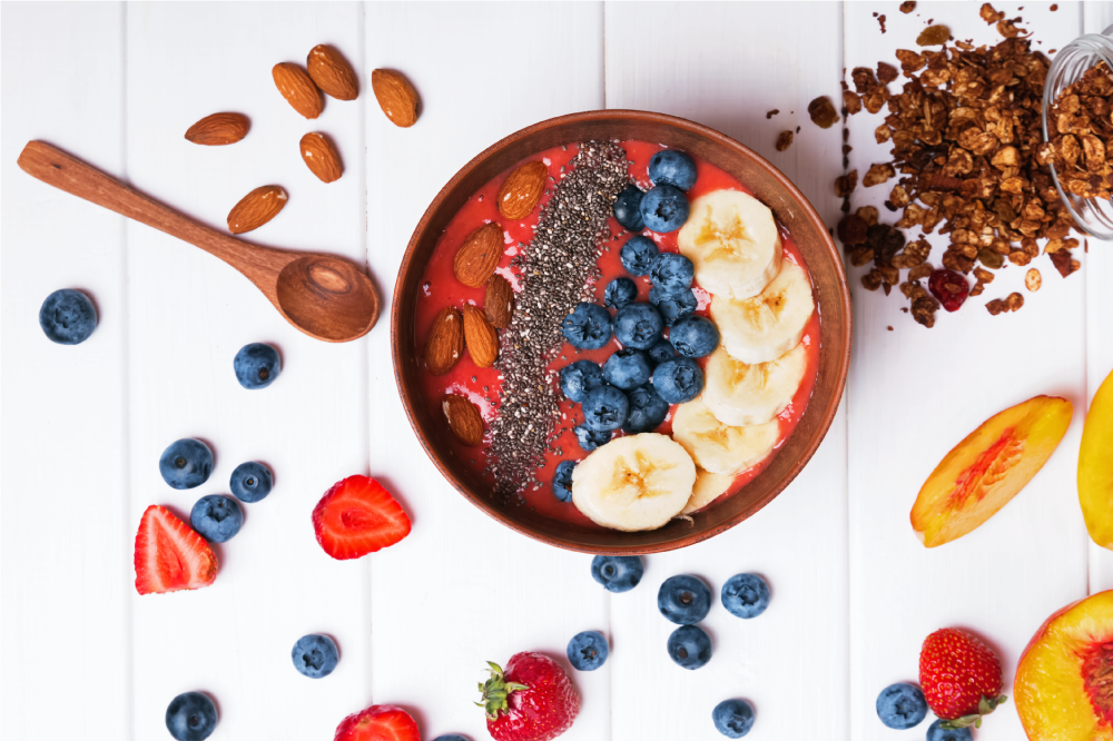 Original placemats bowl of fruit - TenStickers