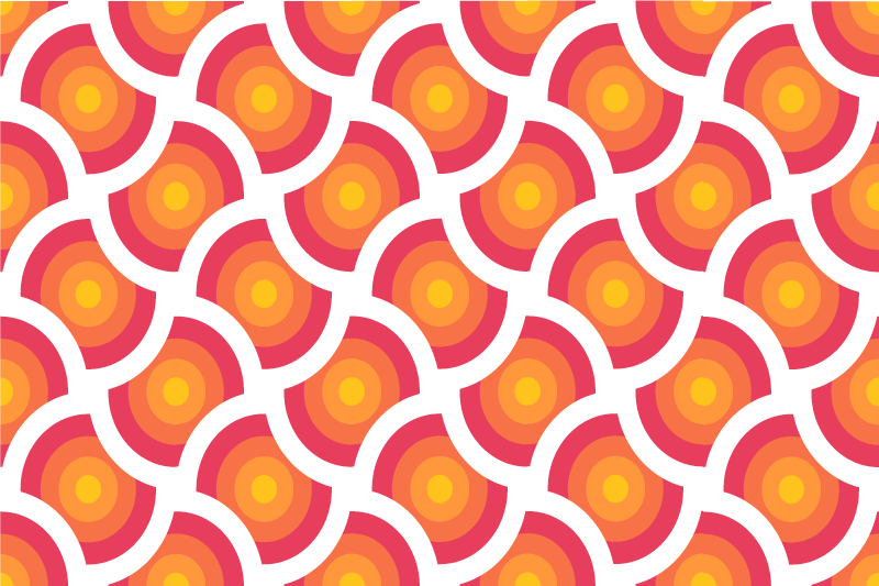 Original placemats with vibrant patterned design - TenStickers