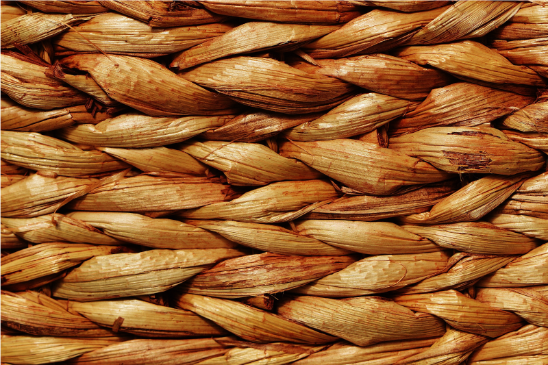 Textured placemats braided natural mat - TenStickers
