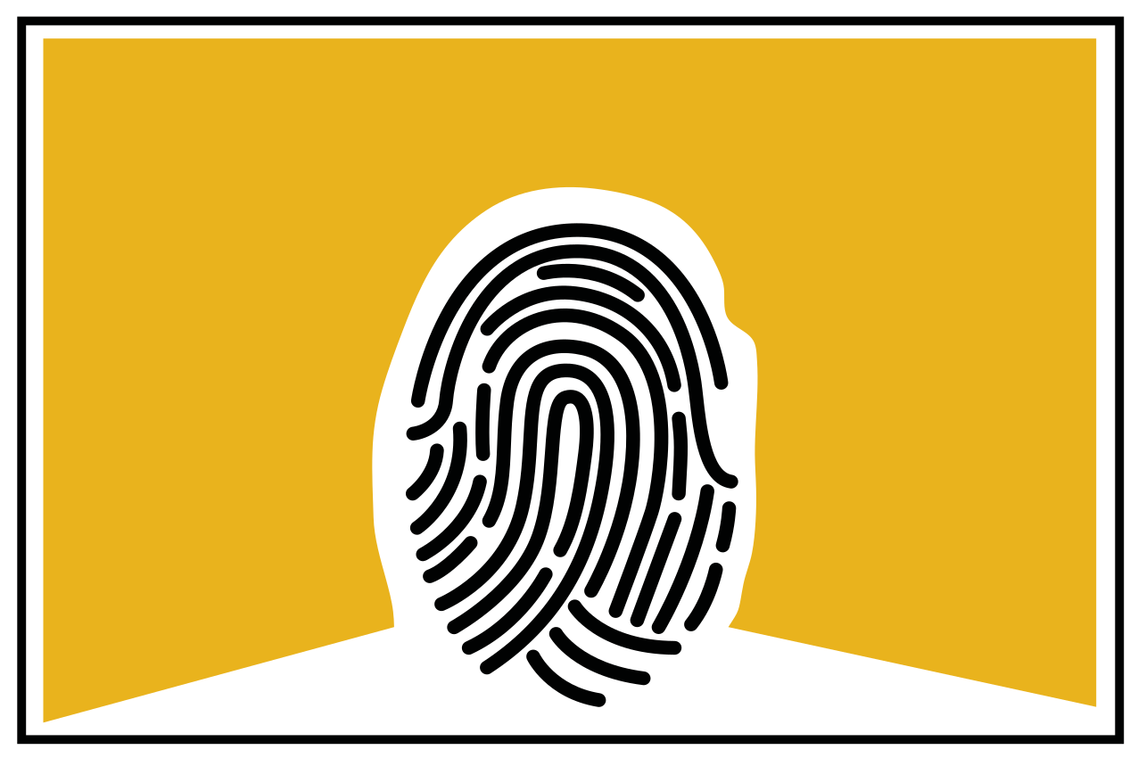 Original placemats with stylized fingerprint design - TenStickers