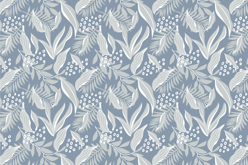 Textured placemats with blossom inspired design - TenStickers