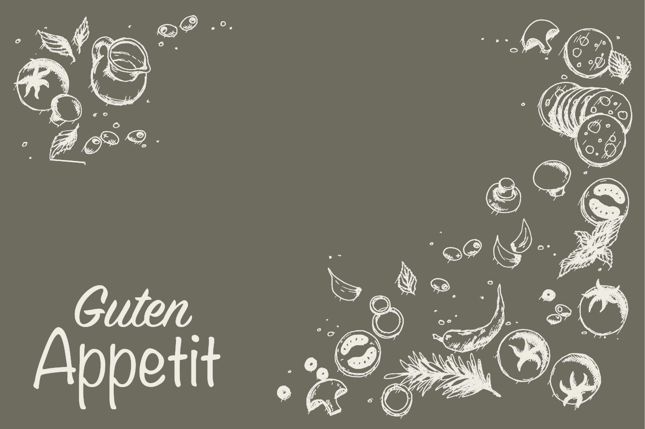 Culinary themed quote quote placemats - TenStickers