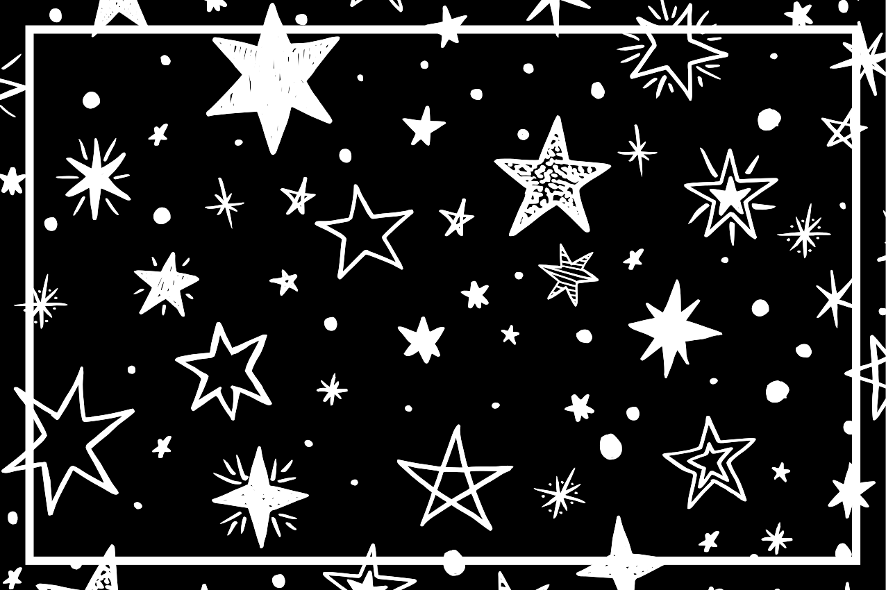 Children placemats starry night design - TenStickers
