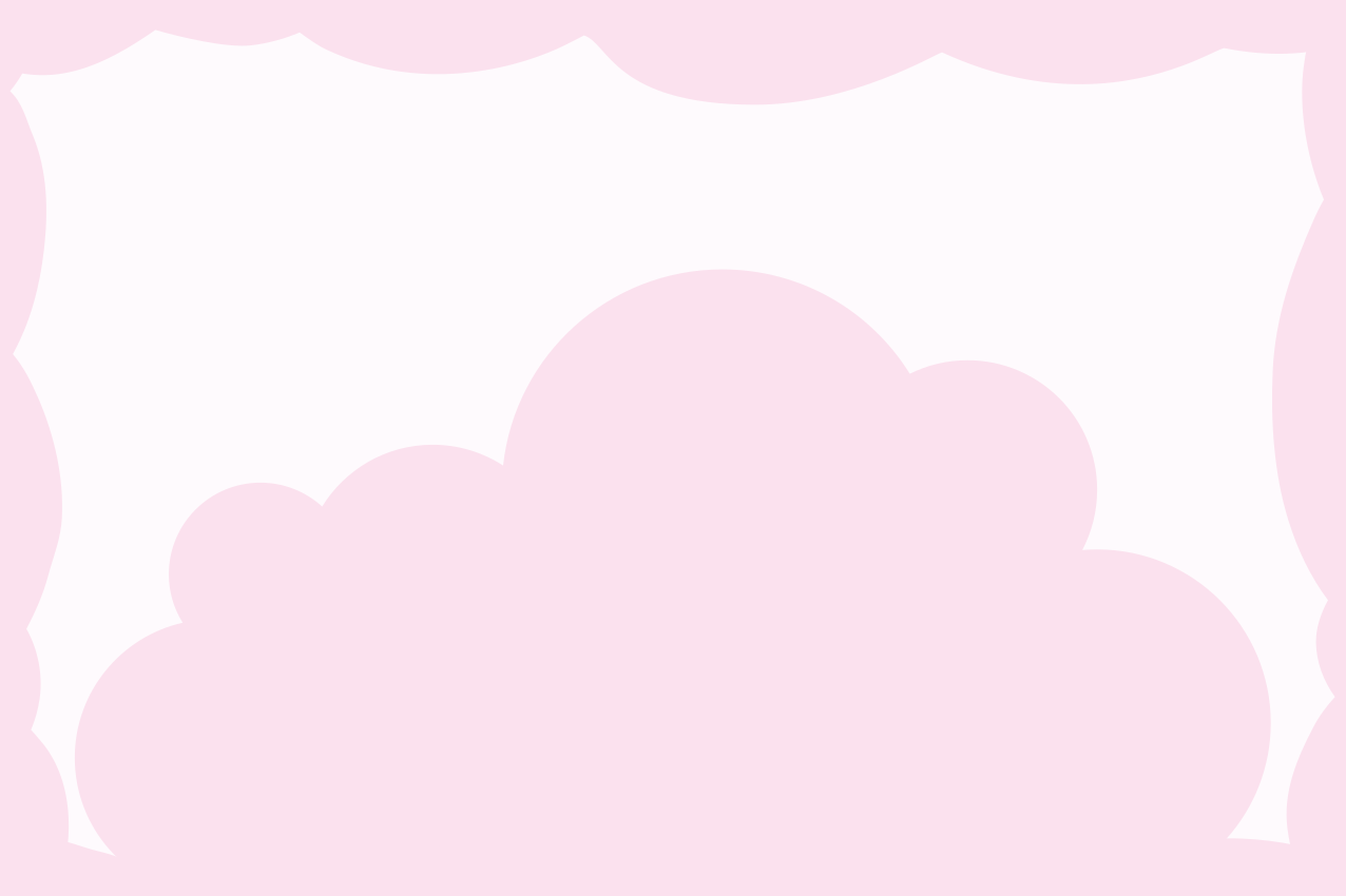 Children placemats with cloud theme background - TenStickers