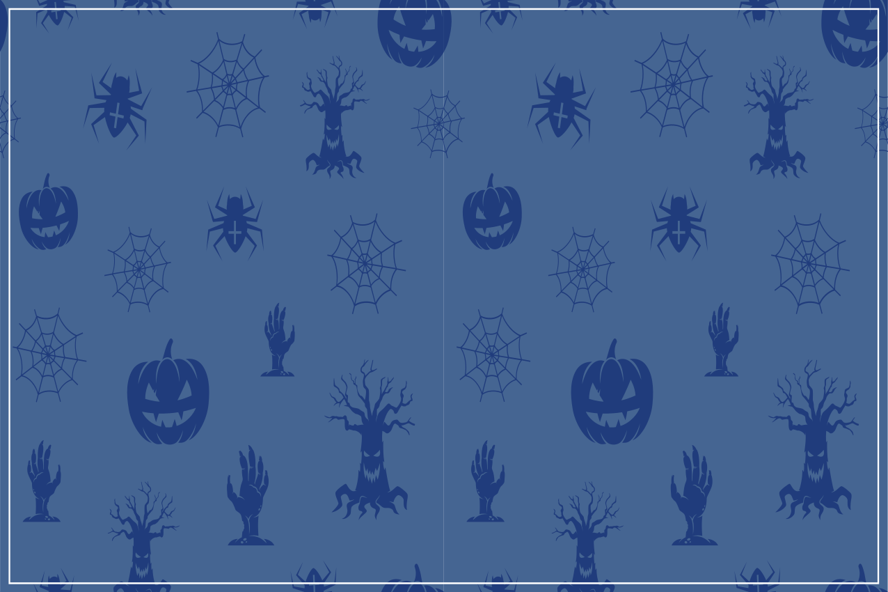 Halloween placemats for eerie themed decor - TenStickers