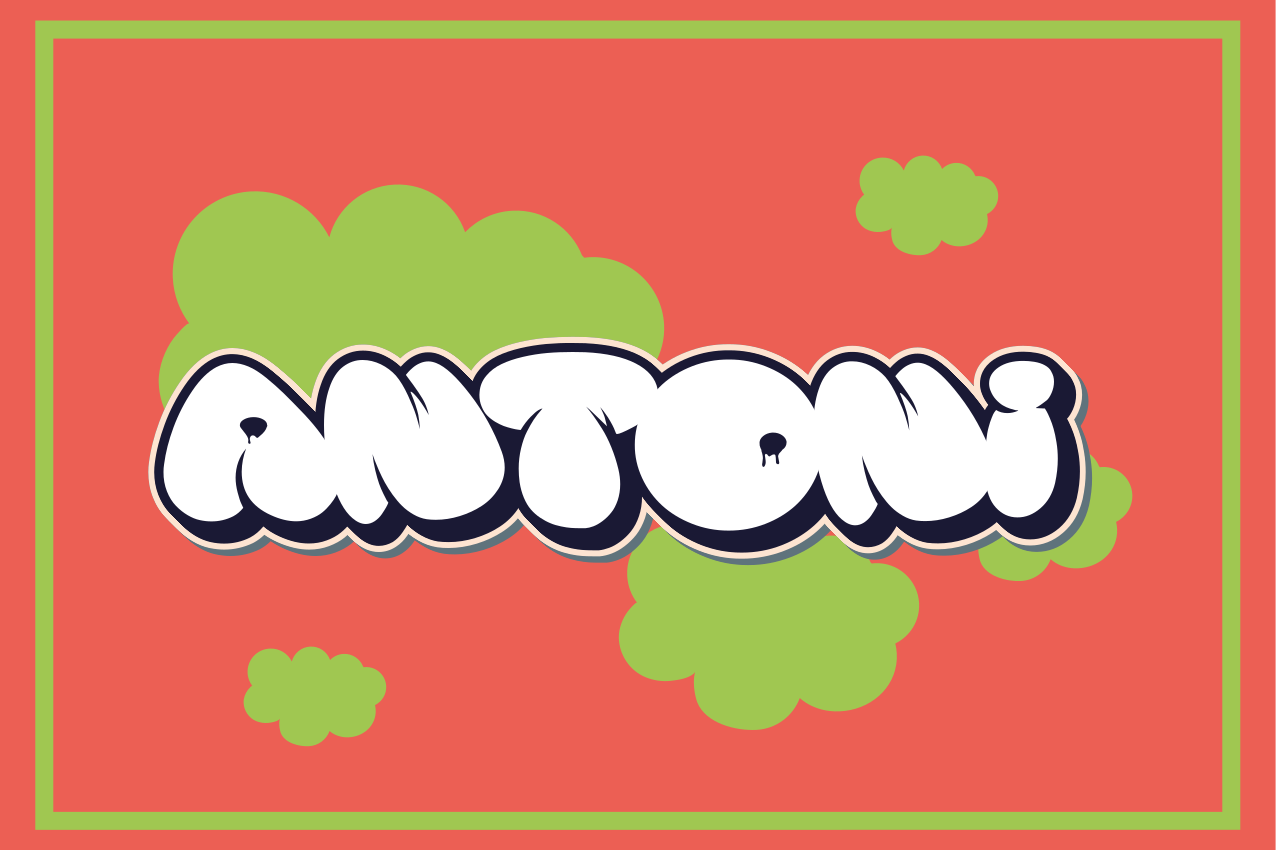 Personalised placemats for fun name - TenStickers